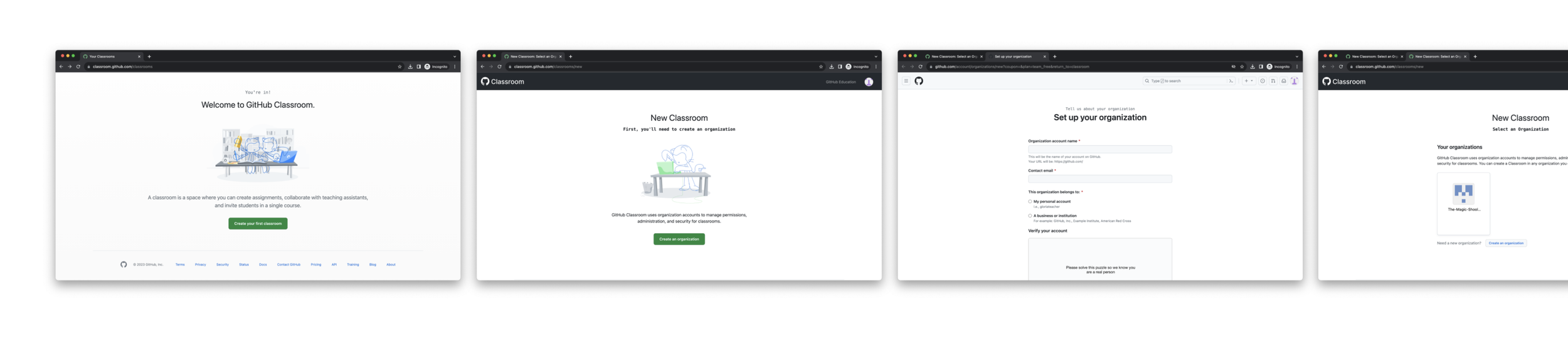 Earlier onboarding interfaces