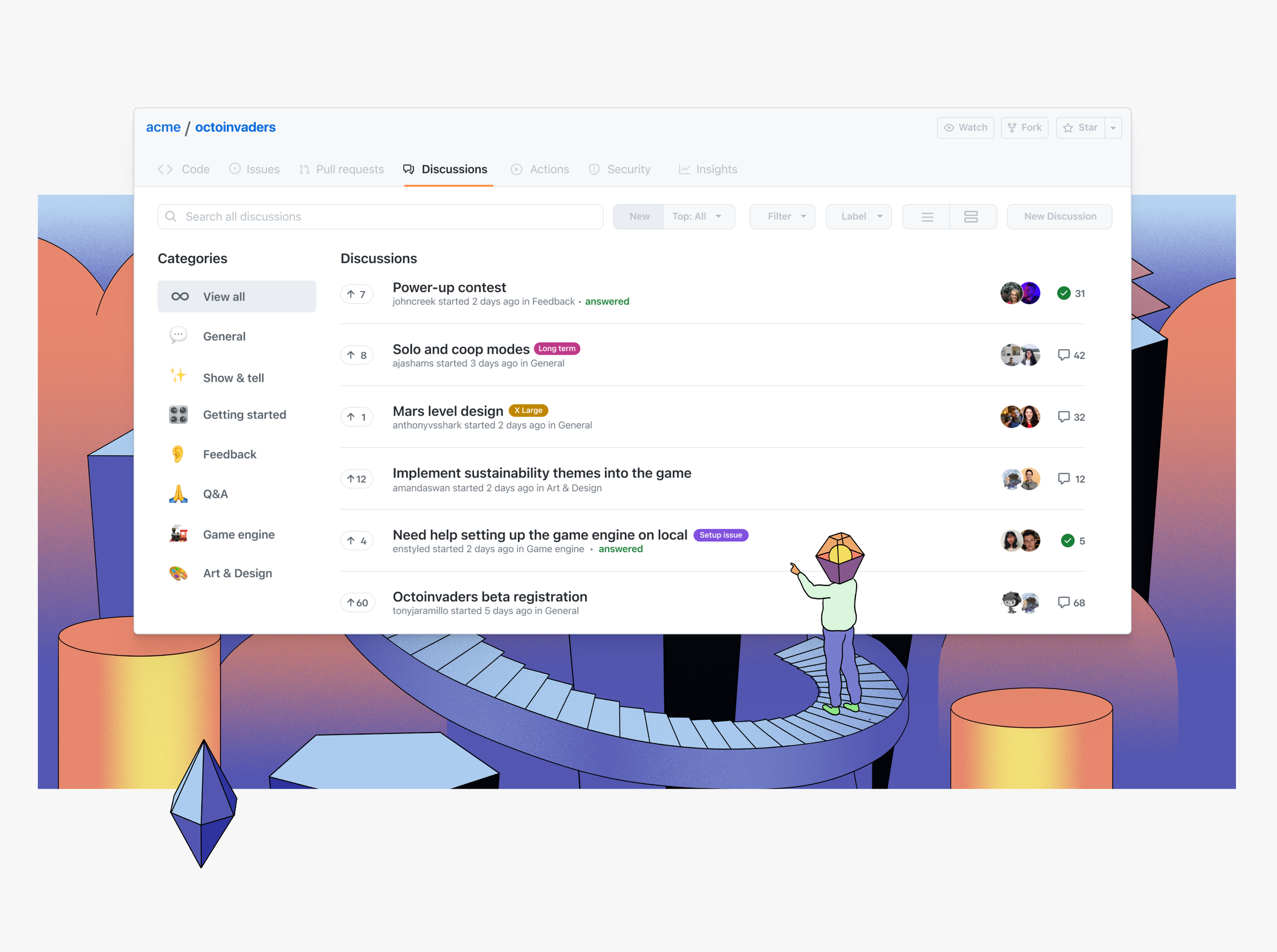 Interface imagery integrated with education art direction