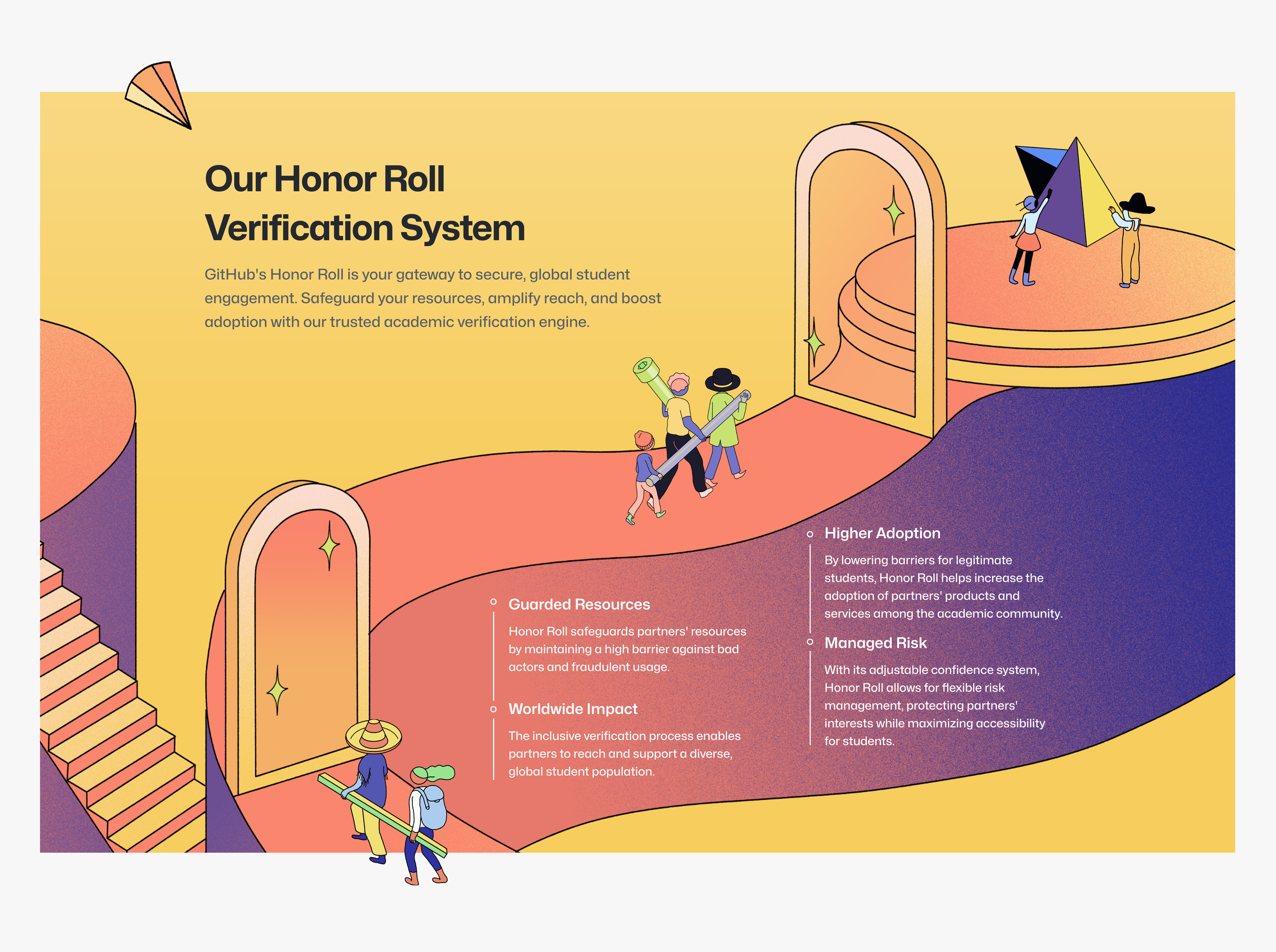 Education verification page concept